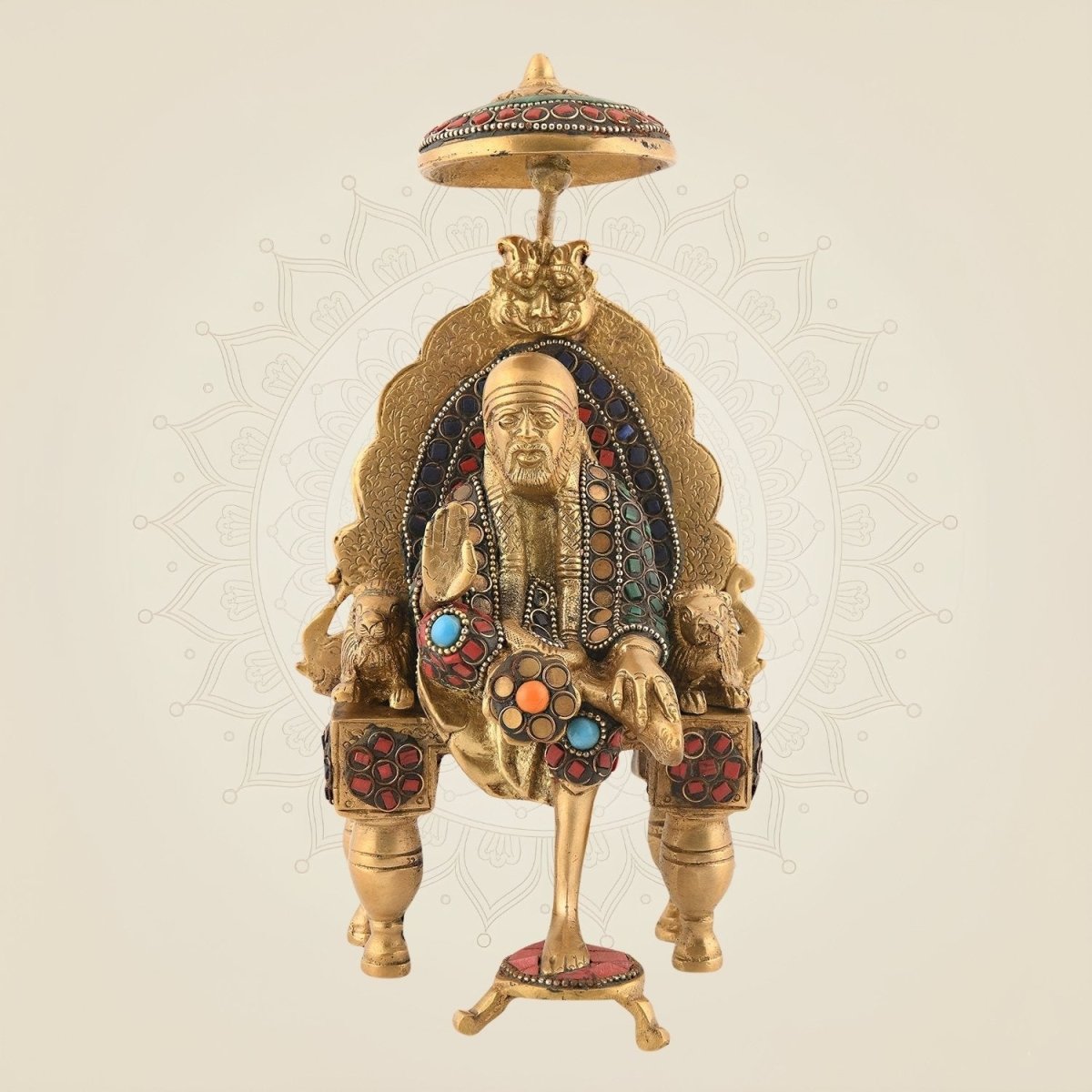 Shirdi Sai Baba Idol – 9.25"