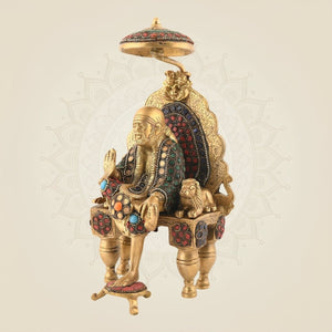 Shirdi Sai Baba Pure Brass Statue