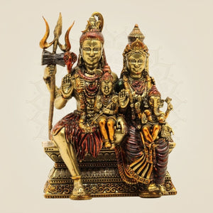 Shiv Parivar Brass Idol