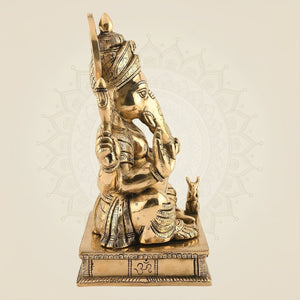 Brass Ganesh Statue for Decor
