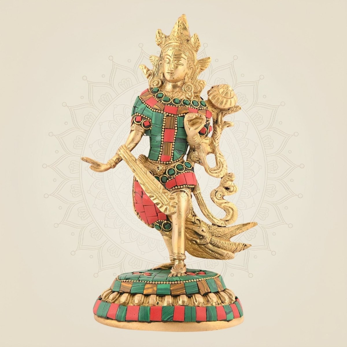 Standing Goddess Tara Maa 9"