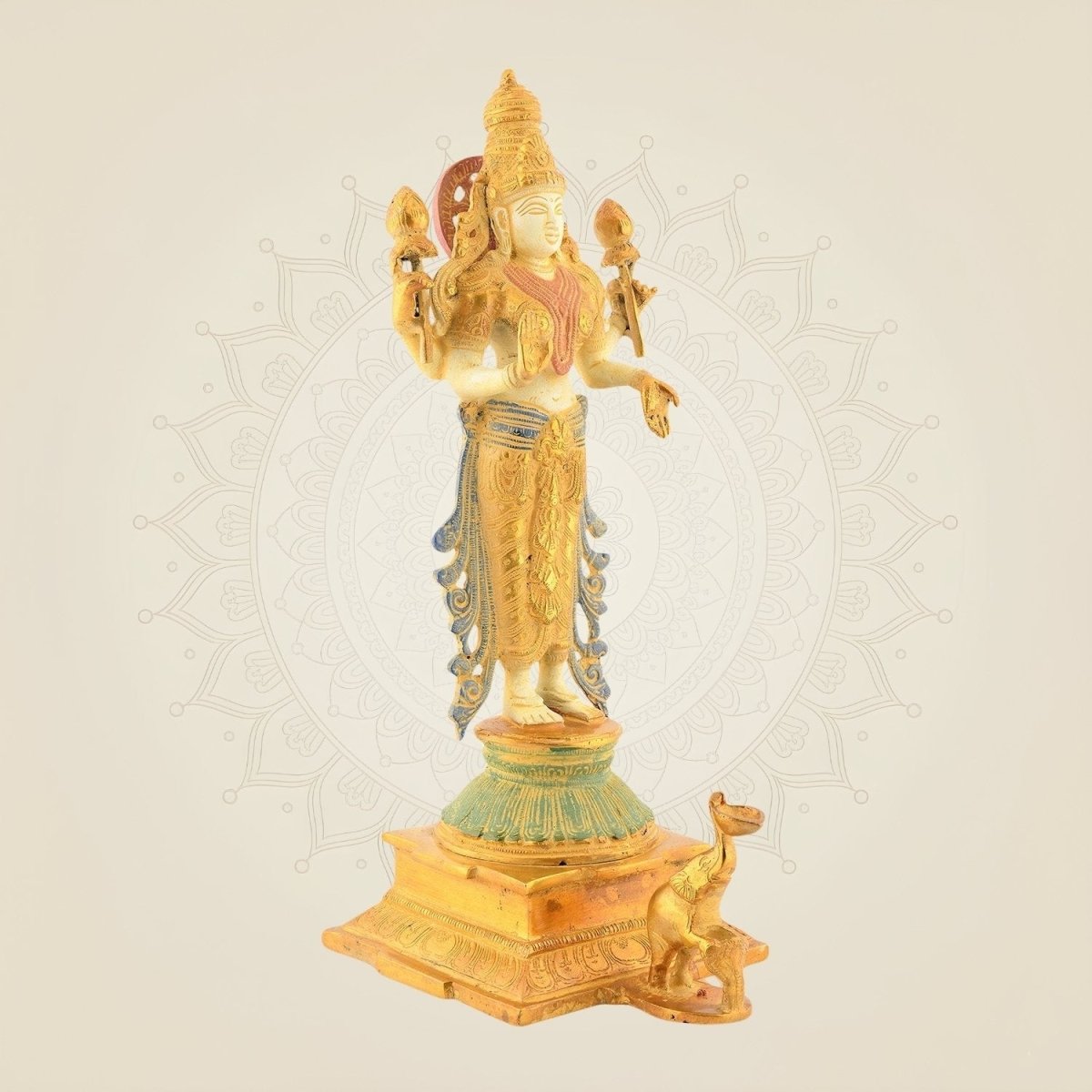 Brass Lakshmi ji Murti