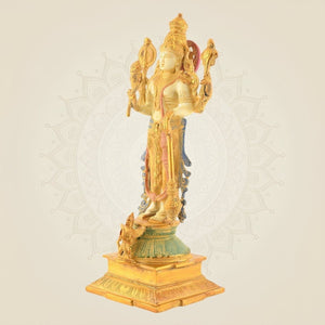 Pure Brass Vishnu Murti