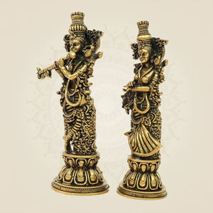 Radha Krishna Bronze Idol