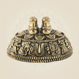 Tirupati Balaji Charan Pure Brass Idol