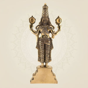 Pure Brass Vishnu Statue