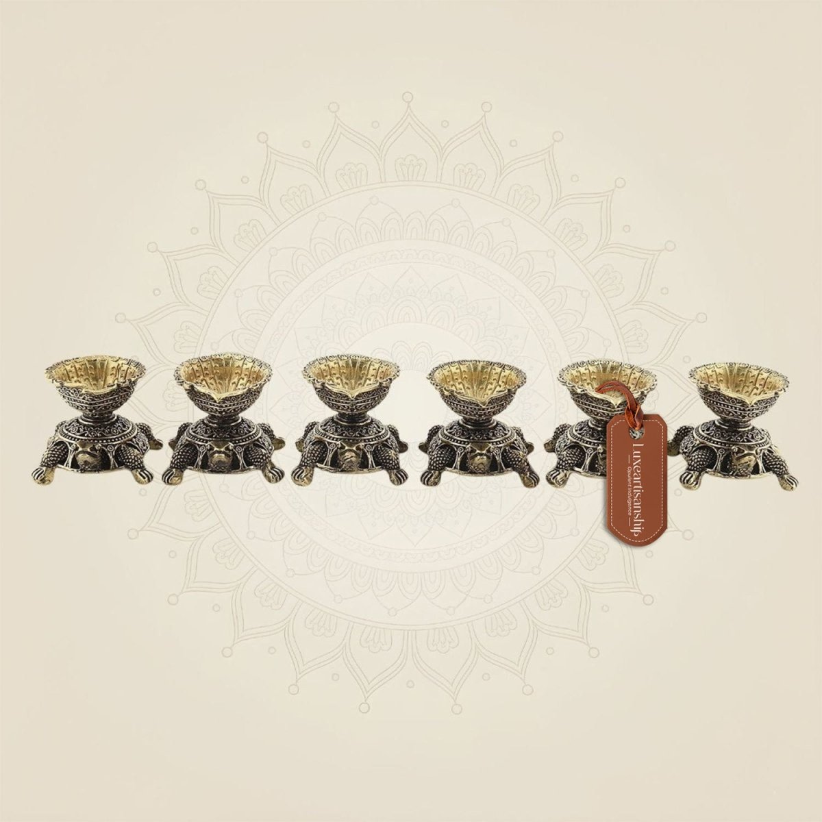 Brass Tortoise Diya Or Oil Lamps