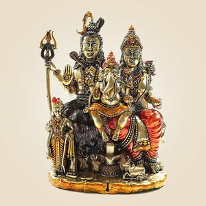 Brass Shiv Parivar Statue