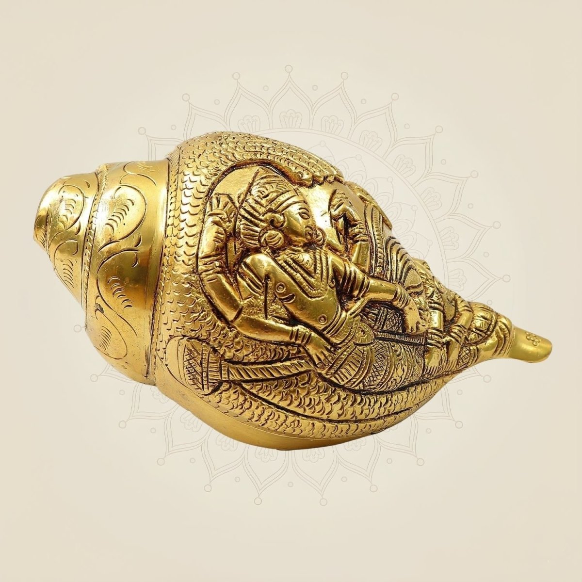 Vishvarupa Blowing Brass Shankh 2.5