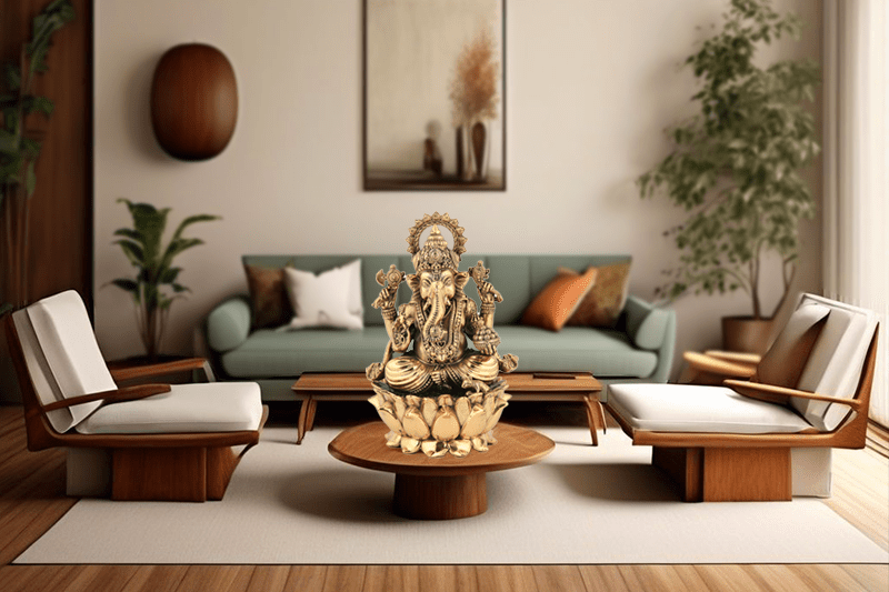 Living Space Brass Idol