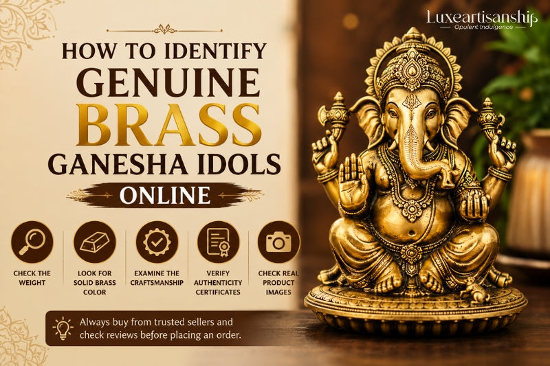 How to Identify Genuine Brass Ganesha Idols Online