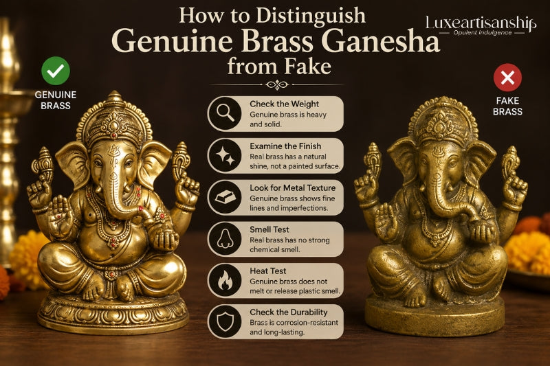 Distinguish Genuine Brass Ganesha from Fake