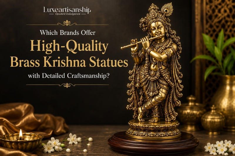 High-Quality Brass Krishna Statues
