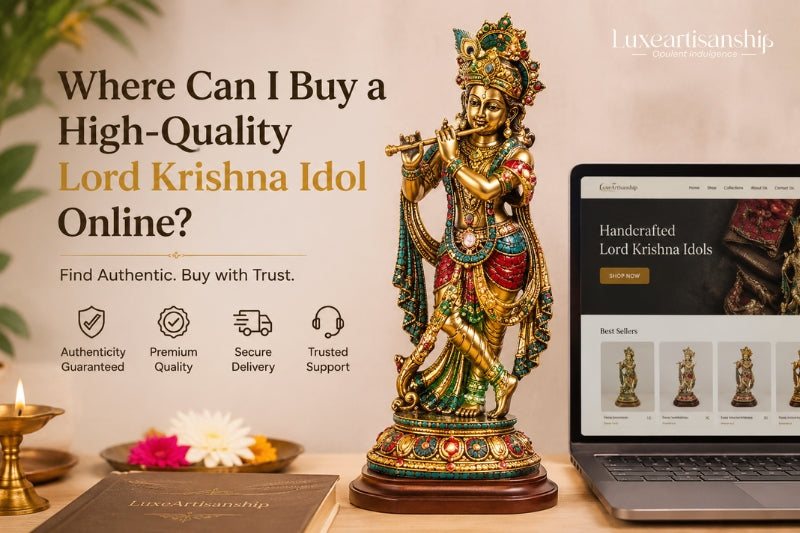 Buy High-Quality Lord Krishna Idol Online