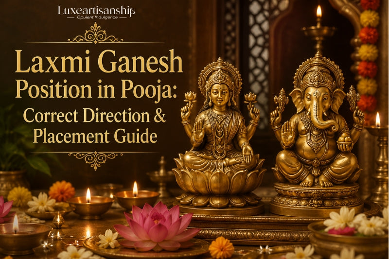 Laxmi Ganesh Position in Pooja