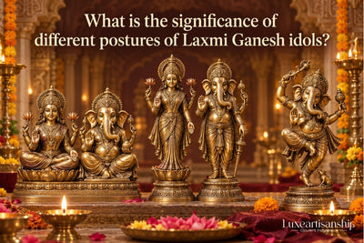 Significance of Laxmi Ganesh Idol Postures Explained