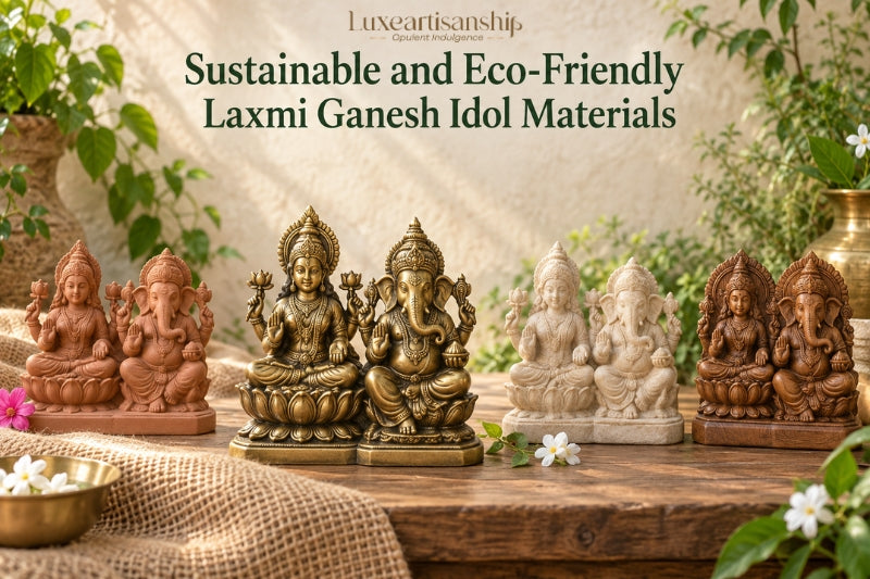 Eco-Friendly Laxmi Ganesh Idol 