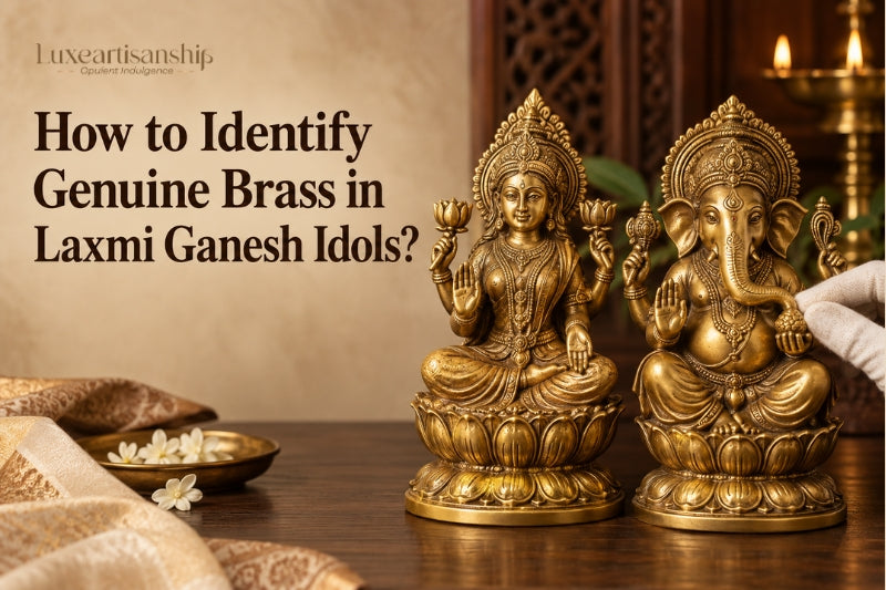 Genuine Brass Laxmi Ganesh Idols