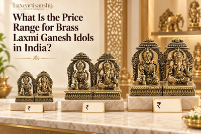 Brass Laxmi Ganesh Idol Price Range in India