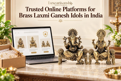 Best Websites for Brass Laxmi Ganesh Idols in India