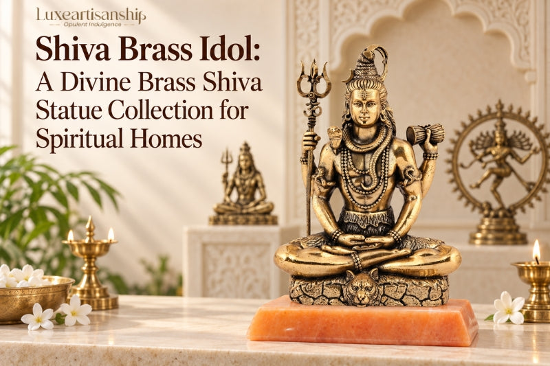 Brass Shiva Idol: A Divine Brass Shiva Statue Collection for Spiritual Homes