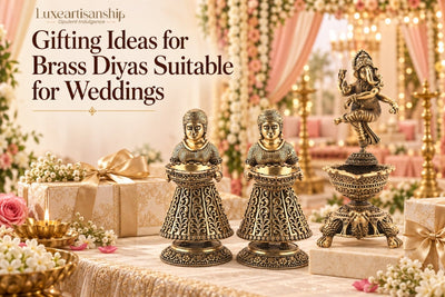 Wedding Gift Ideas: Brass Diyas for Indian Celebrations