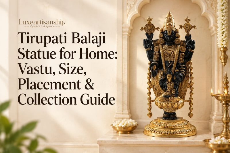 Brass Tirupati Balaji statue