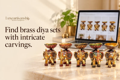 Brass Diya Sets with Intricate Carvings: Complete Guide
