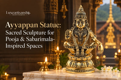 Ayyappan Statue: Sacred Sculpture for Pooja & Sabarimala-Inspired Spaces