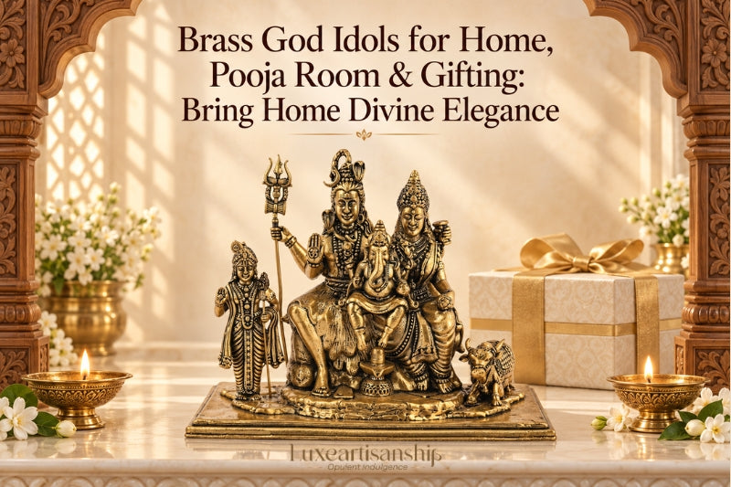 Brass God Idols for Home, Pooja Room & Gifting: Bring Home Divine Elegance