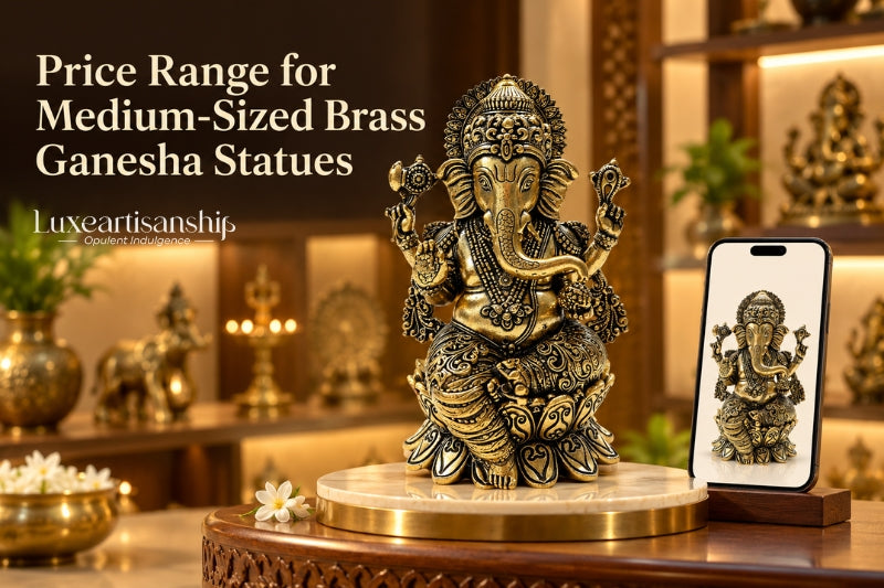 Brass Ganesha Idol