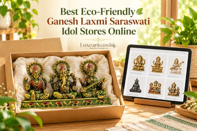 Best Eco-Friendly Ganesh Laxmi Saraswati Idol Stores Online