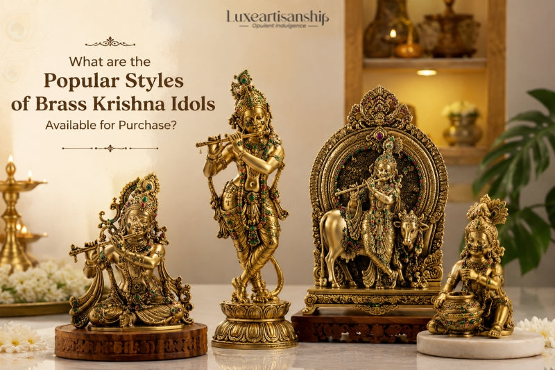 Popular Brass Krishna Idol Styles for Home & Gifting