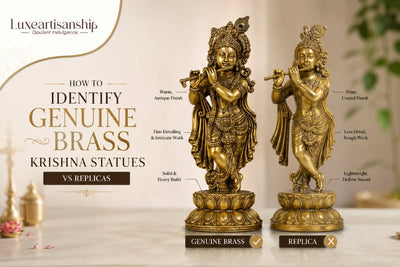 How to Identify Genuine Brass Krishna Statues vs Replicas