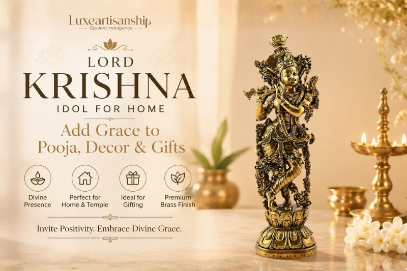 Lord Krishna Idol for Home: Add Grace to Pooja, Decor & Gifts