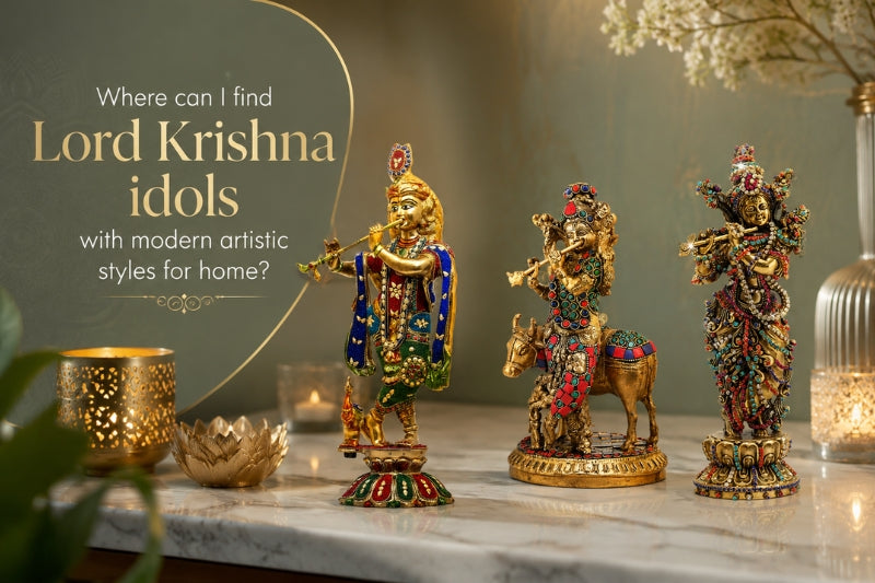 Modern Lord Krishna Idols for Contemporary Homes