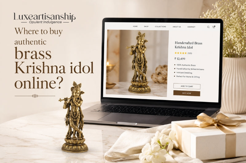  Authentic Brass Krishna Idol Online
