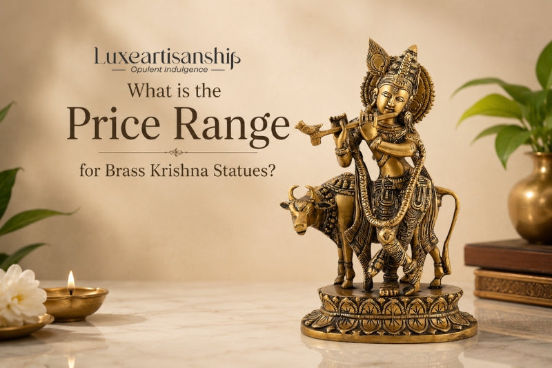 What is the Price Range for Brass Krishna Statues?