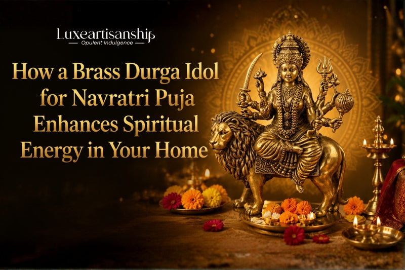 How a Brass Durga Idol for Navratri Puja Enhances Spiritual Energy in Your Home