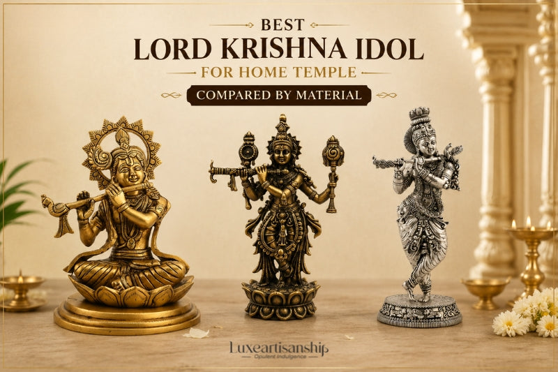 Lord Krishna Idol for Home Temple 