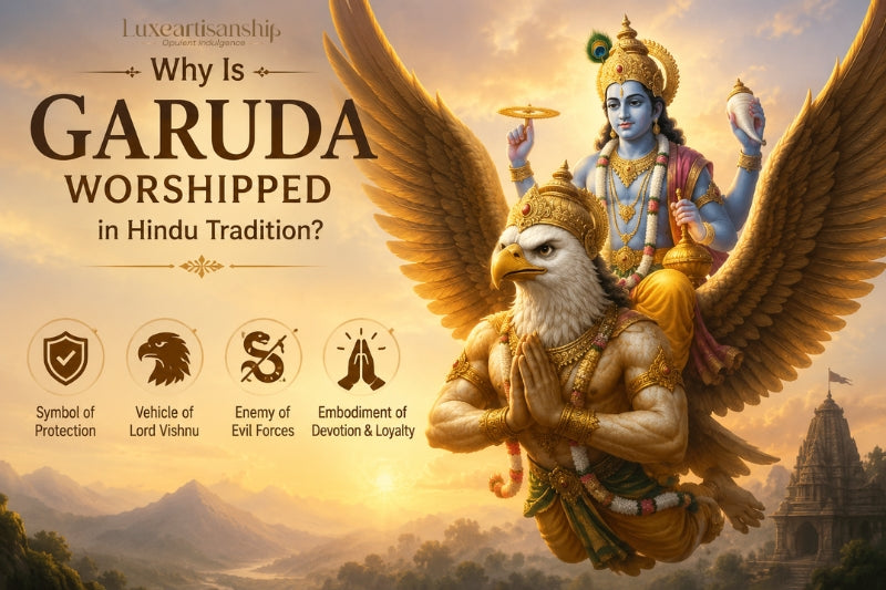 Why is Garuda worshipped?