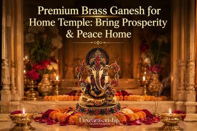 Premium Brass Ganesh for Home Temple: Bring Prosperity & Peace Home