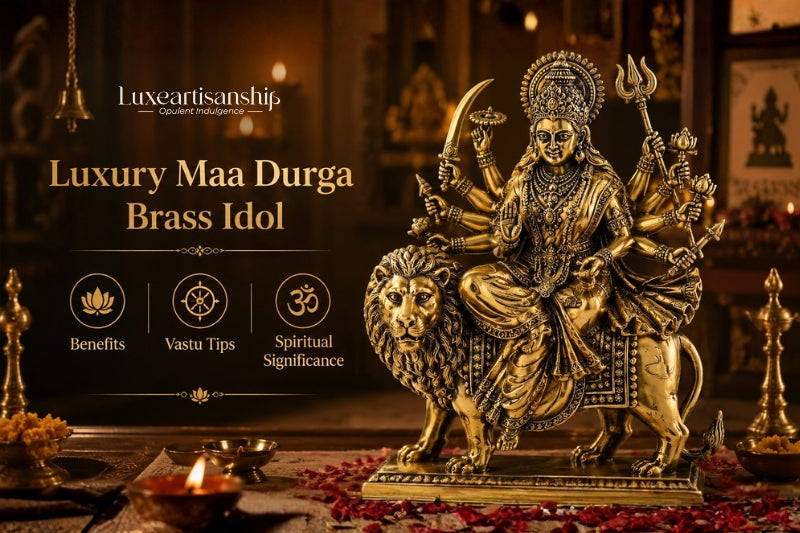 Luxury Maa Durga Brass Idol for Pooja Room: Benefits, Vastu Tips & Spiritual Significance
