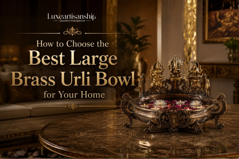Large Brass Urli Bowl