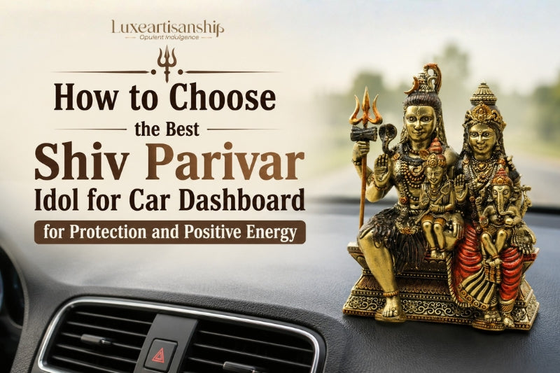 Shiv Parivar Idol for Car Dashboard