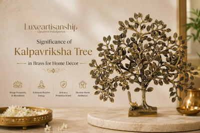 Significance of Kalpavriksha Tree in Brass for Home Décor
