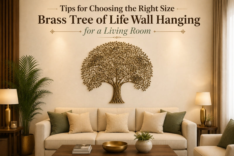 Brass Tree of Life wall hanging