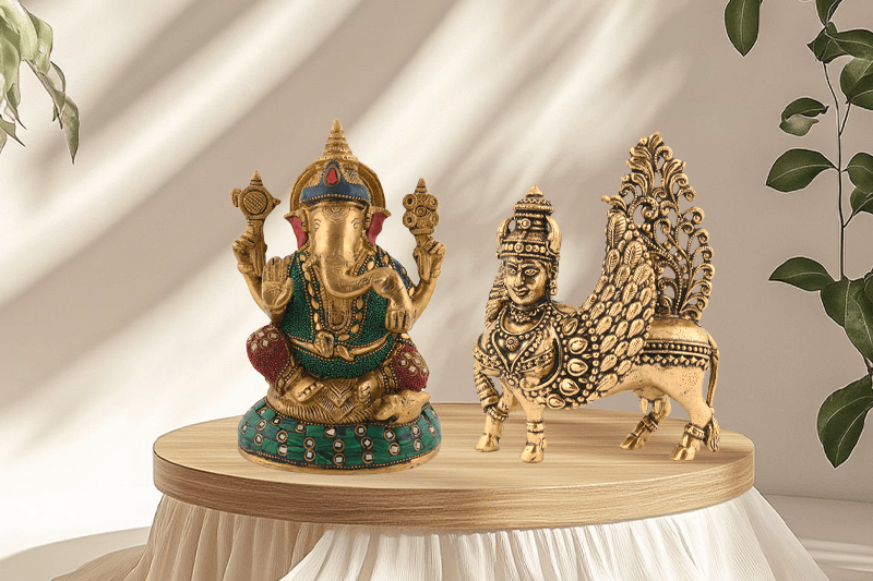 Brass Idols: A Blend of Devotion, Art, and Tradition
