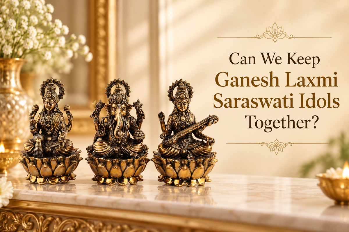 Ganesh Laxmi Saraswati Idols