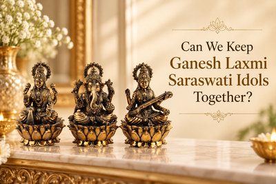 Can We Keep Ganesh Laxmi Saraswati Idols Together?